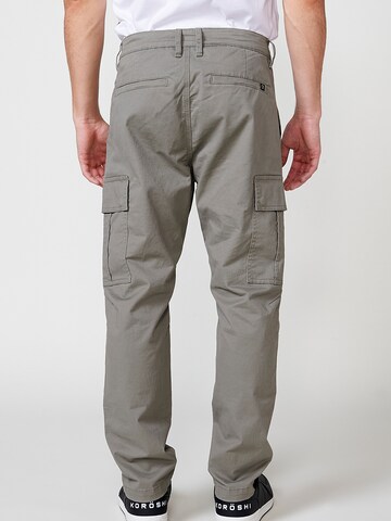 Regular Pantalon cargo KOROSHI en vert