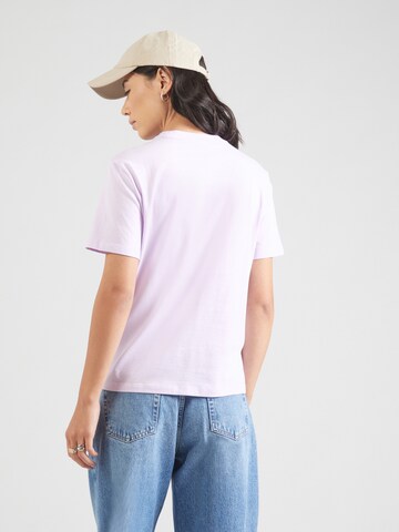 purpurinė Calvin Klein Jeans Marškinėliai
