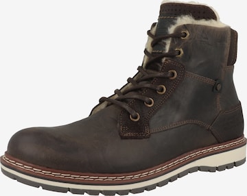 Boots stringati di BULLBOXER in marrone: frontale