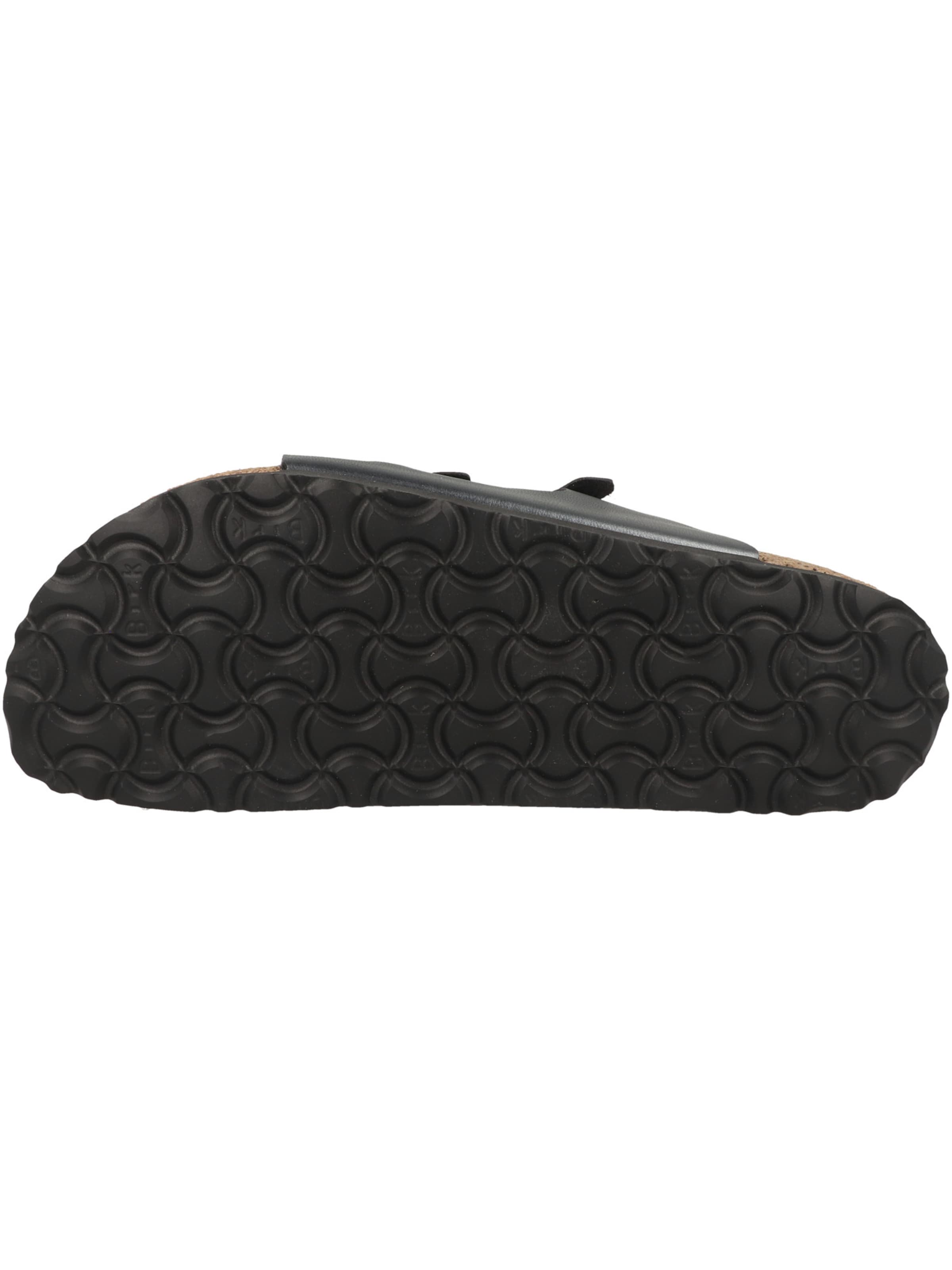 BIRKENSTOCK - Sapato aberto 'Florida' em preto: abaixo