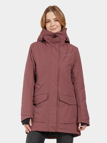 Veste outdoor Didriksons en violet : devant