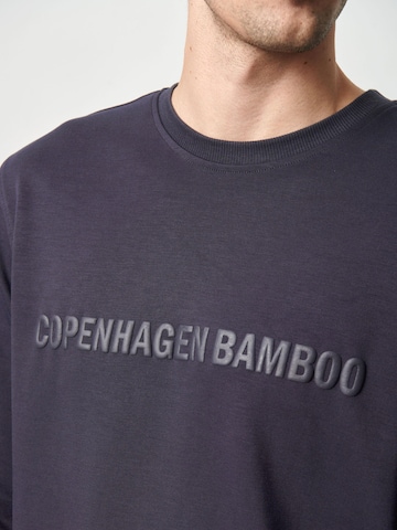 Copenhagen Bamboo Sweatshirt 'Mørkegrå bambus sweatshirt med logo'‌ in Grau