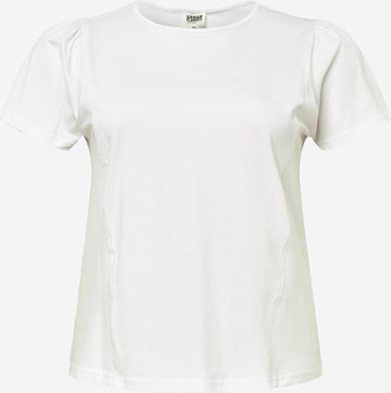 T-shirt Urban Classics en blanc : devant