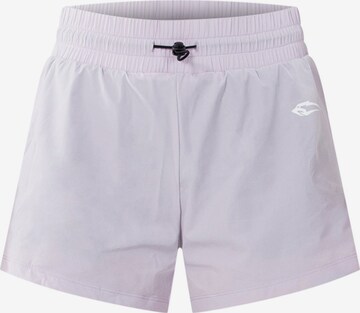 Smilodox Regular Sportshorts 'Daisy' in Lila: predná strana