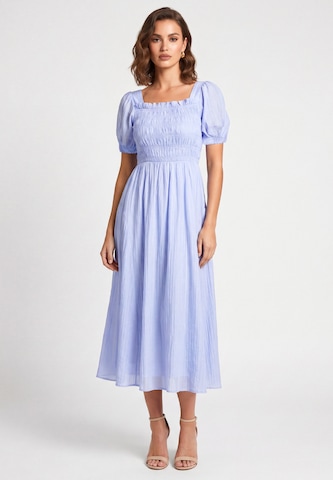 Robe faina en bleu : devant