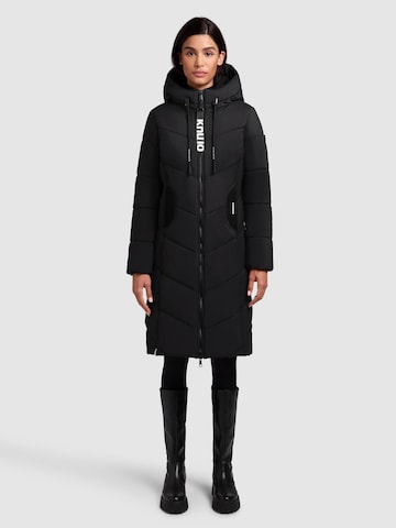 khujo Wintermantel 'Aribay4 Light-YM' in Zwart