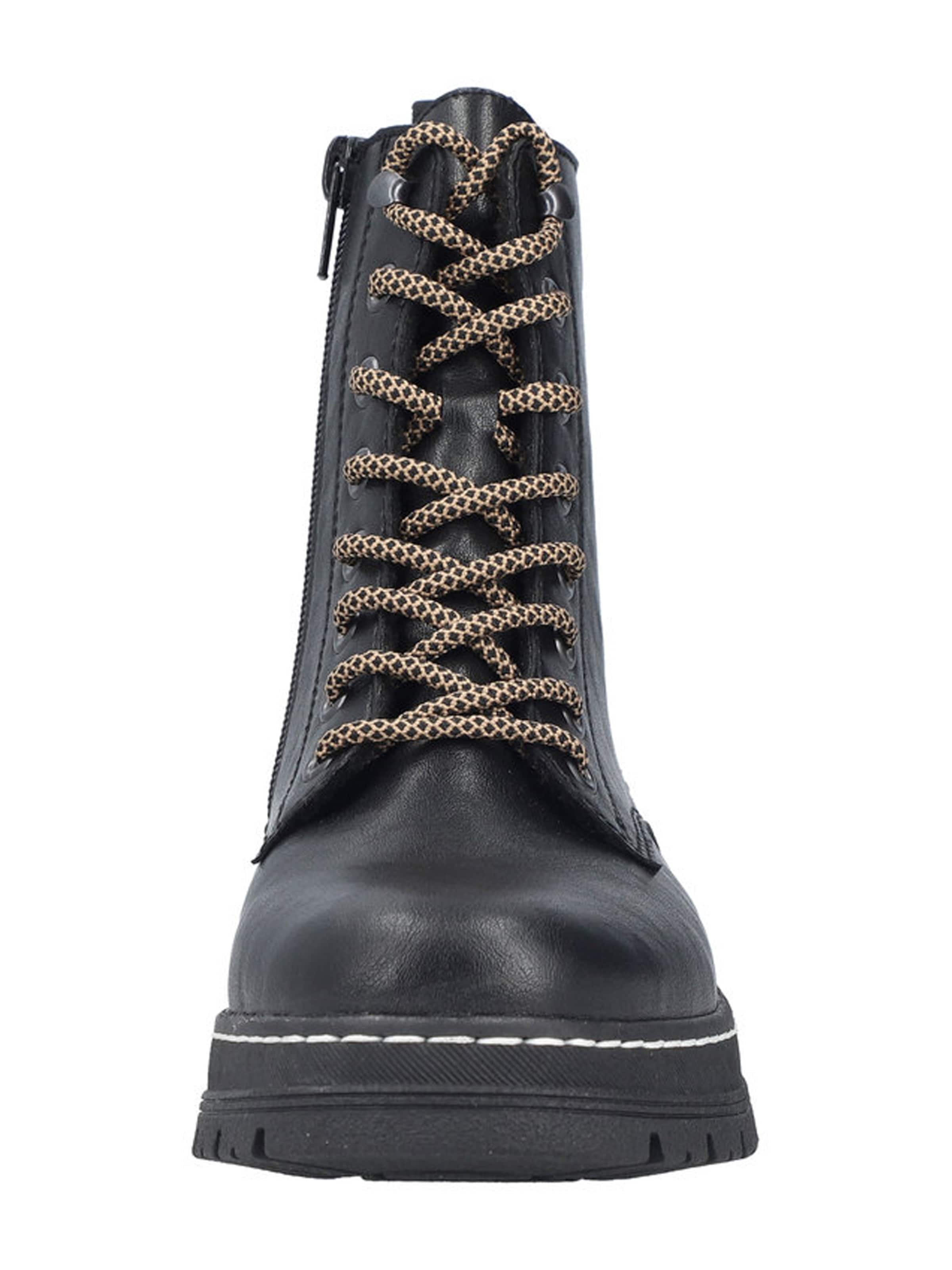 melns Rieker Sienamie zābaki