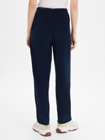 AMERICAN VINTAGE Regular Pleat-Front Pants ' Pado ' in Blue