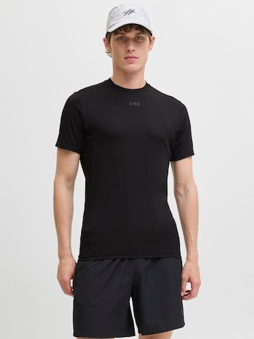 T-Shirt 'CNZ' JACK & JONES en noir : devant