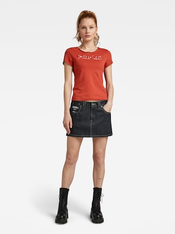 G-Star RAW Shirt in Rood: voorkant