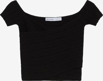 Bershka Sweater in Black: front