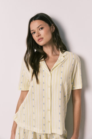 Women' Secret Korte pyjama in Geel
