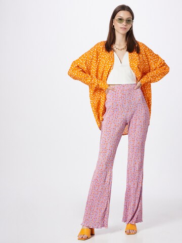 Monki Flared Pants in Purple