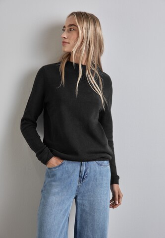 STREET ONE Pullover in Schwarz