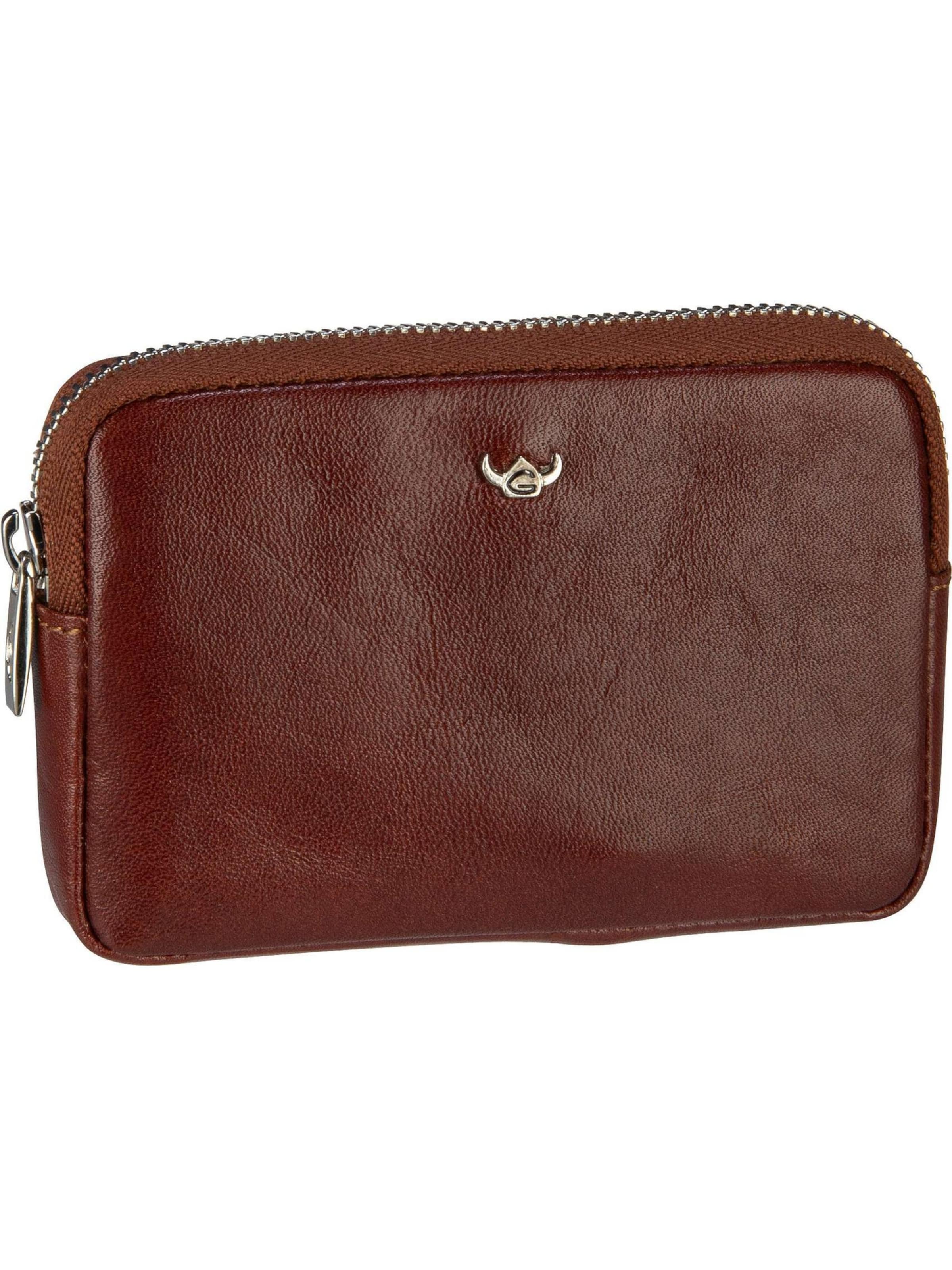 Astuccio 'Colorado' di GOLDEN HEAD in marrone: frontale