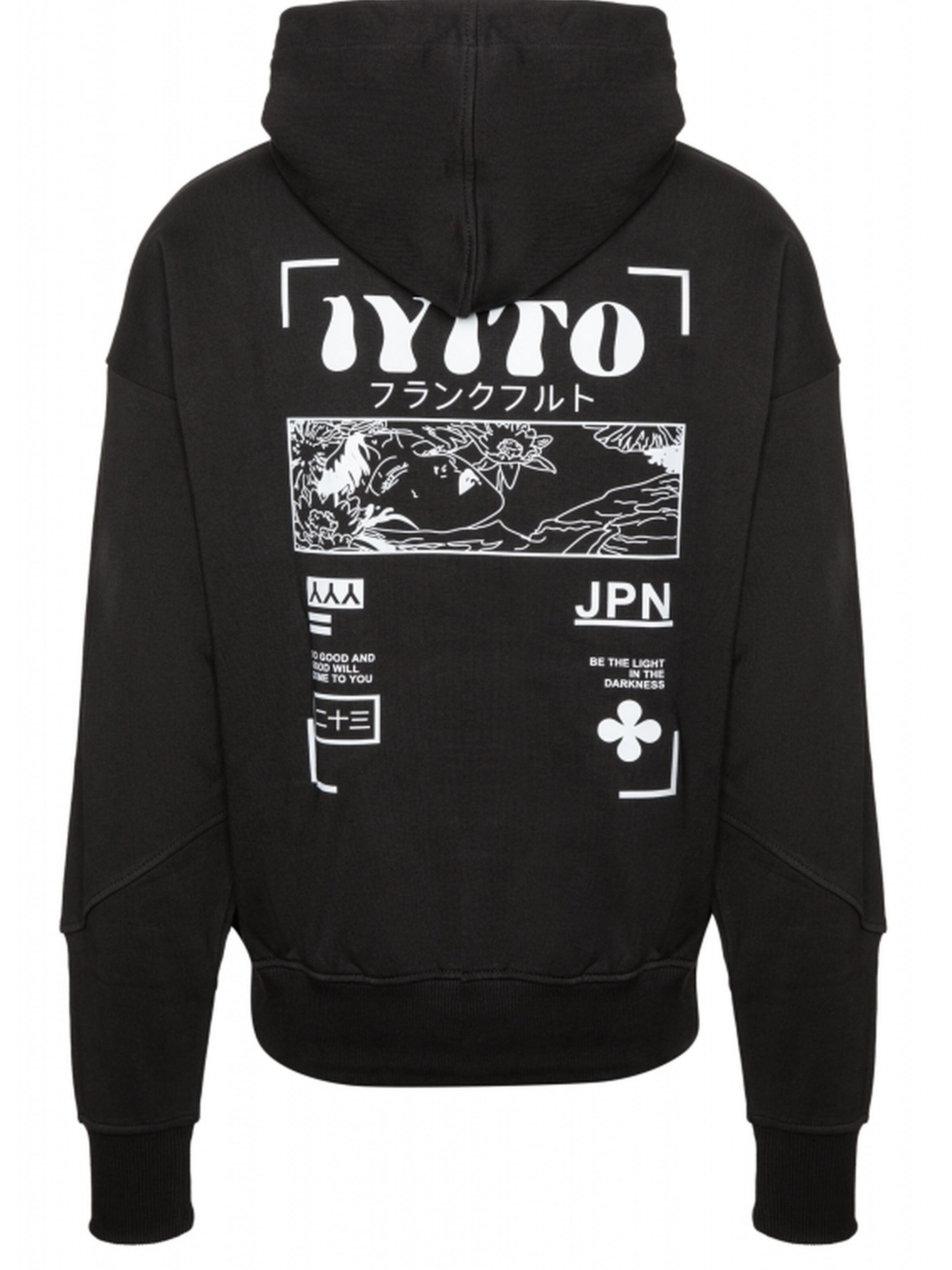 IYITO Sweatshirt 'IYHunter'‌‌‌‌‌‌ in Schwarz