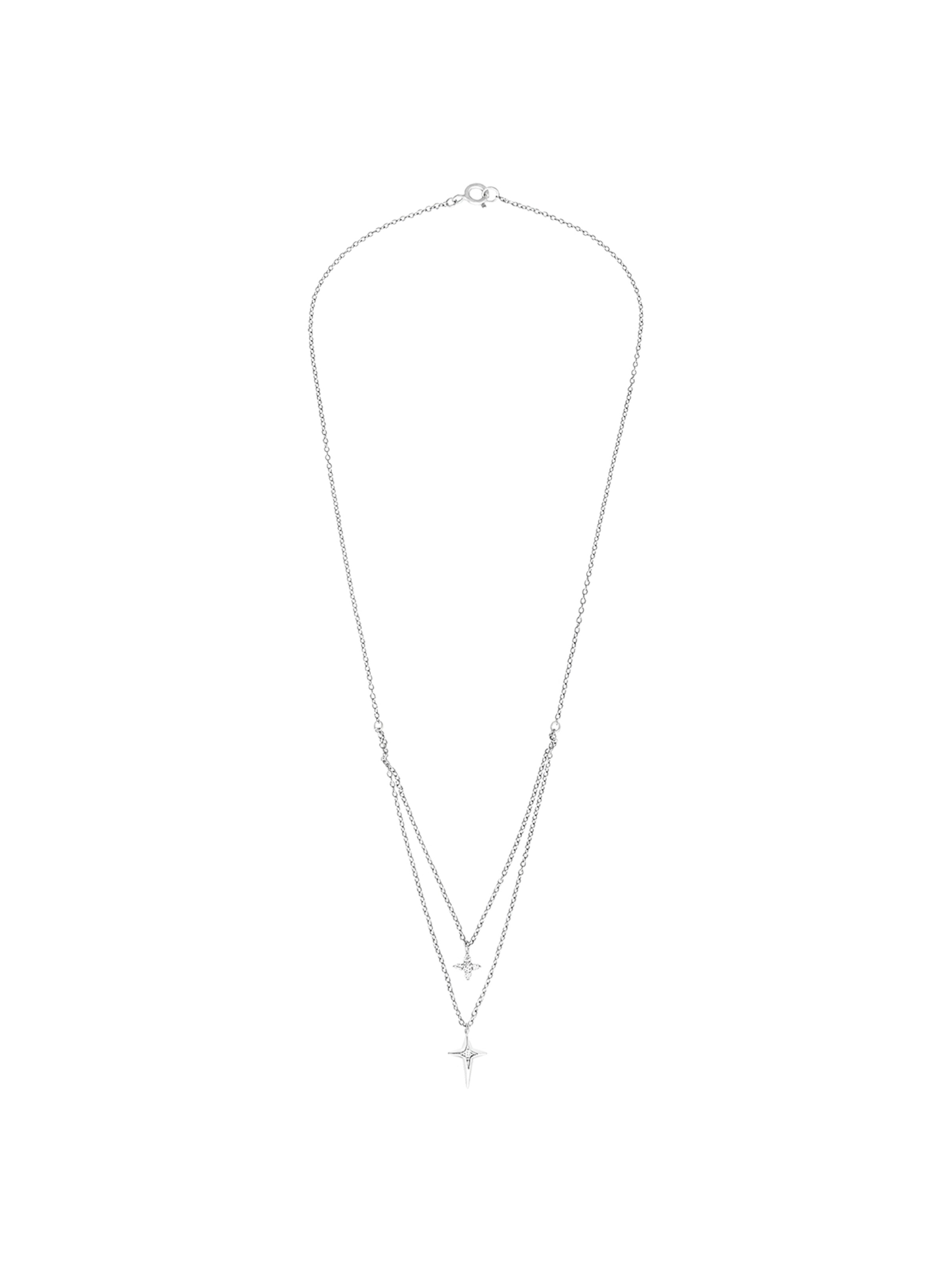 Lucardi Ketting 'Modern' in Zilver