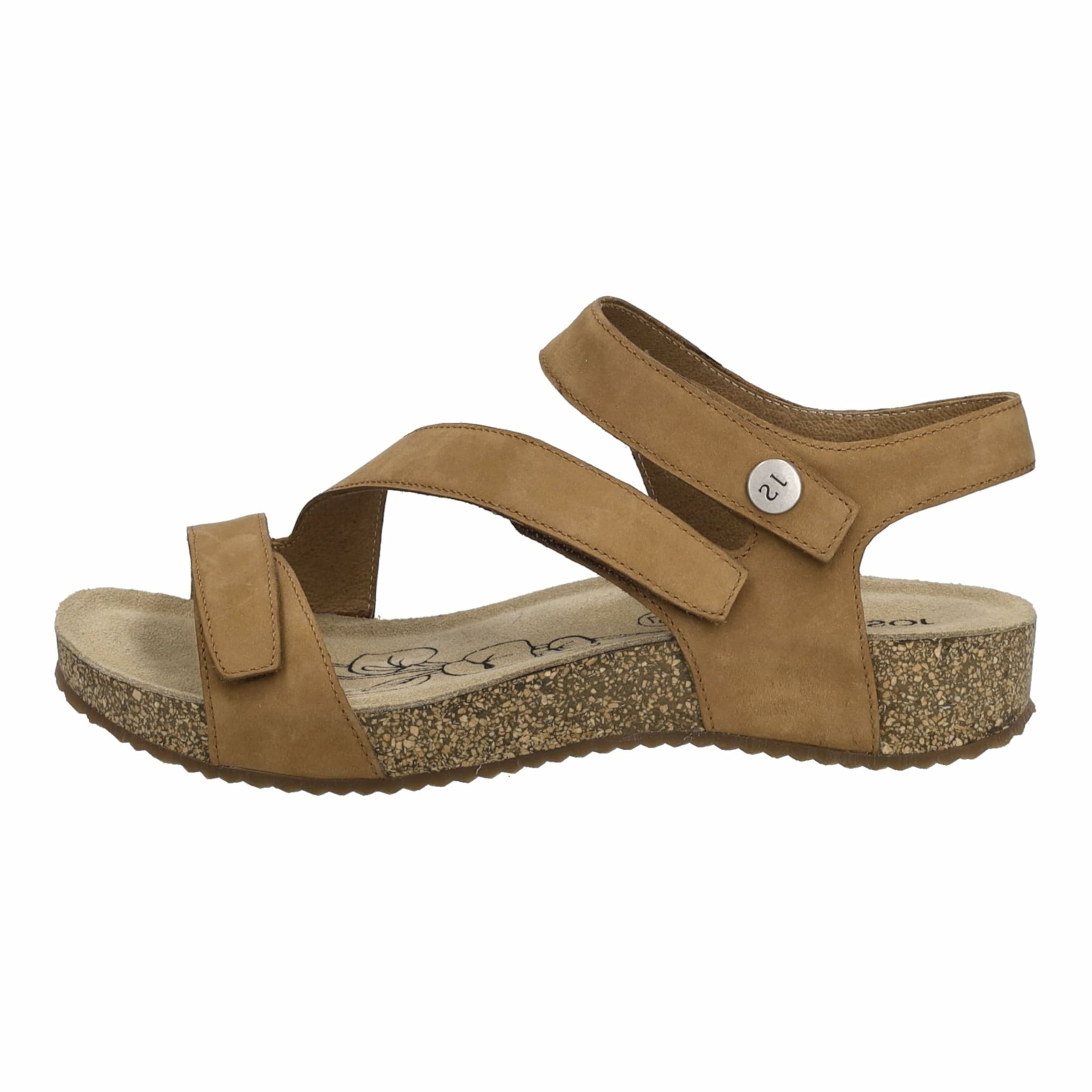 JOSEF SEIBEL Strap sandal 'Tonga 25' in Brown: front