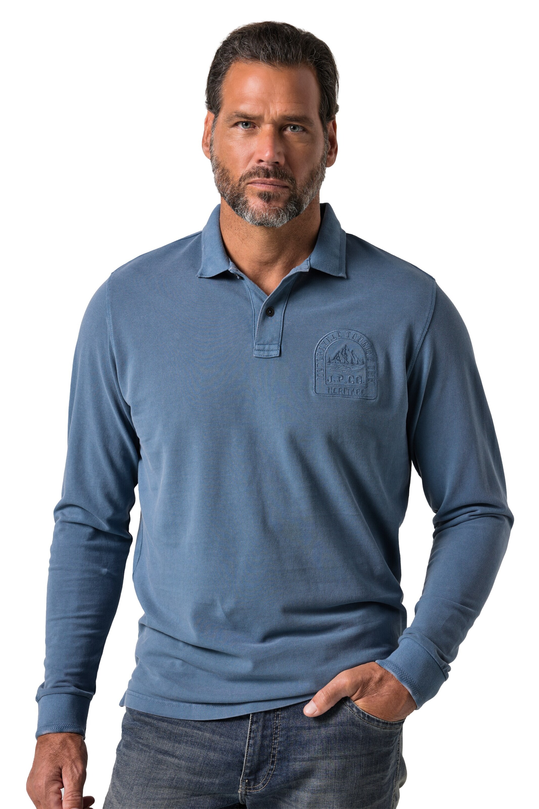 JP1880 Shirt in Blue: front