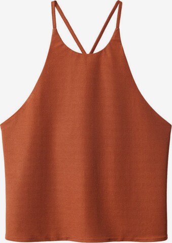 MANGO Top 'DIEGO2' in Brown: front