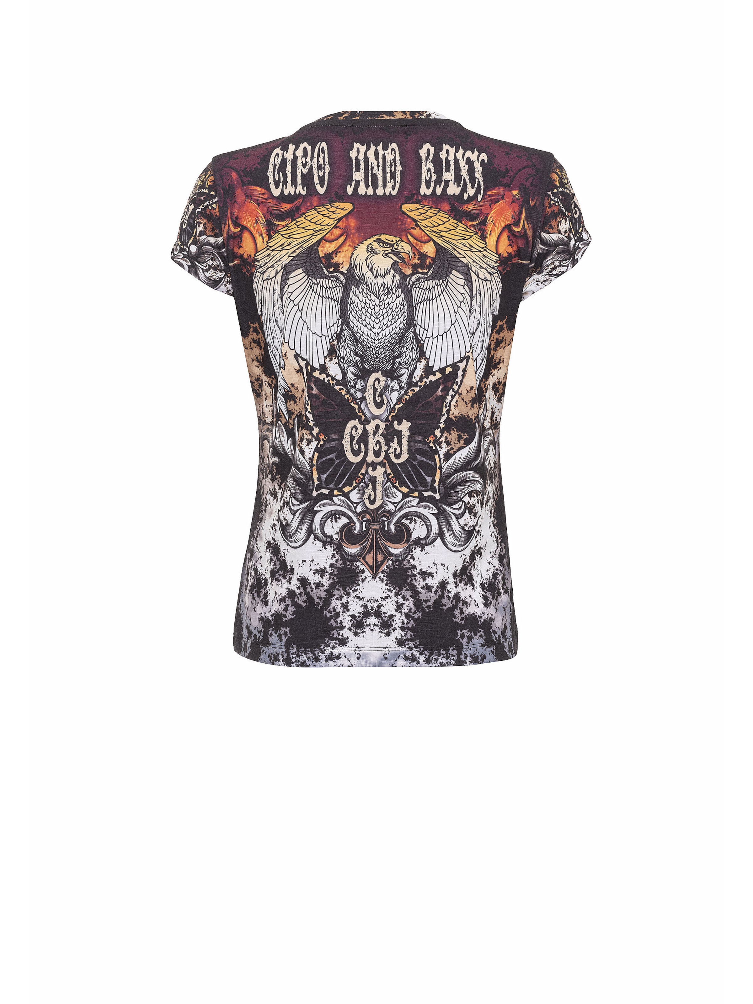 CIPO & BAXX T-Shirt 'WT383' in Schwarz
