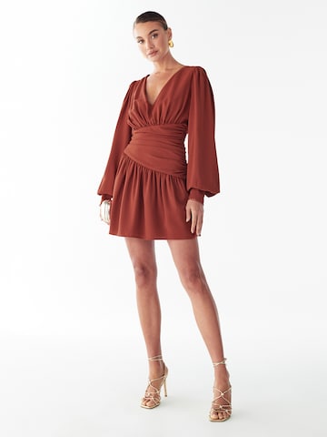 BWLDRKoktel haljina 'Merry' - smeđa boja