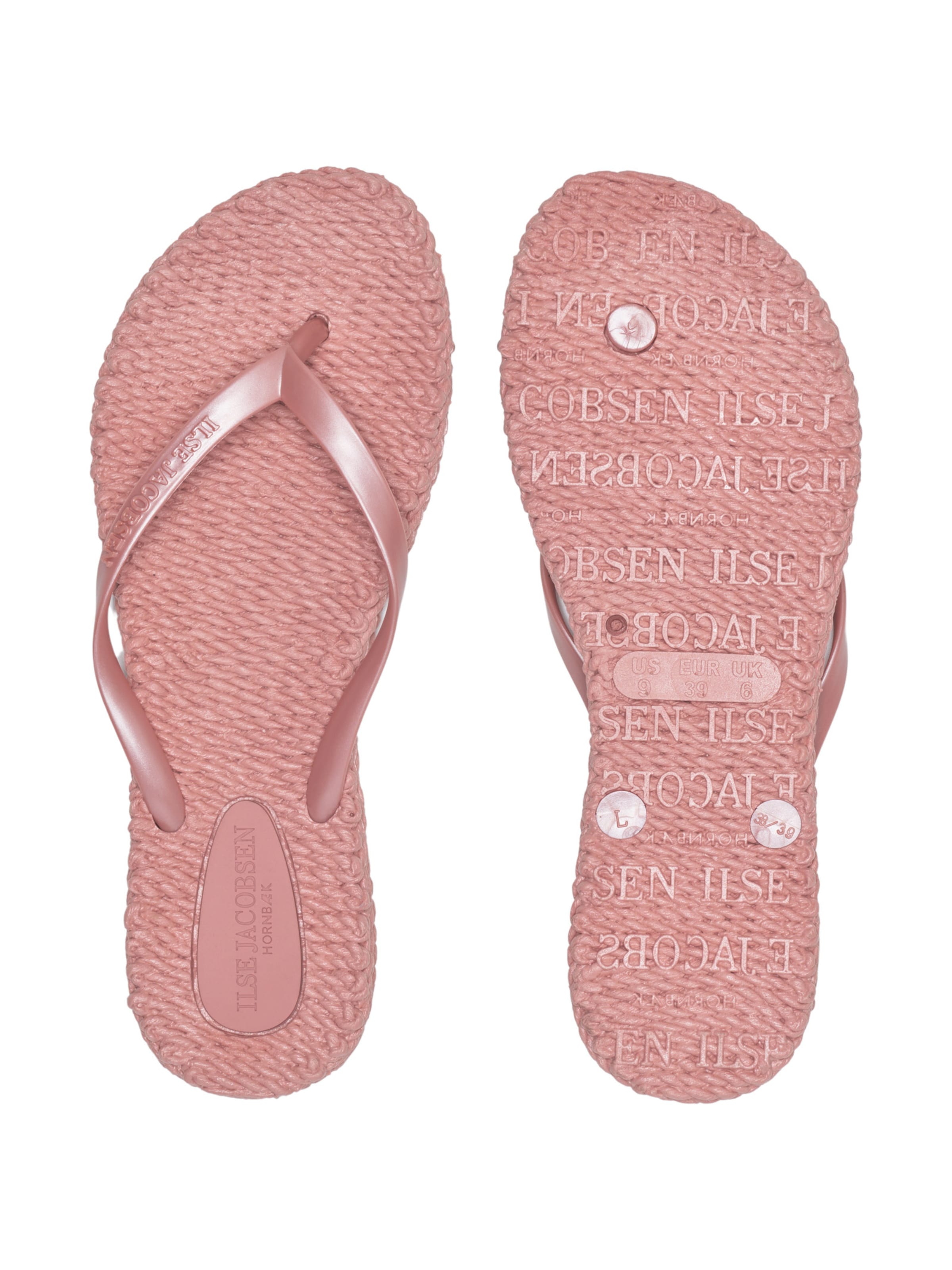 ILSE JACOBSEN T-Bar Sandals 'CHEERFUL02' in Pink