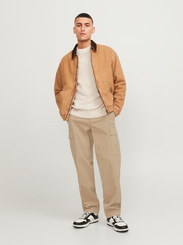 JACK & JONES Loosefit Hose 'Karl Harlow' in Beige