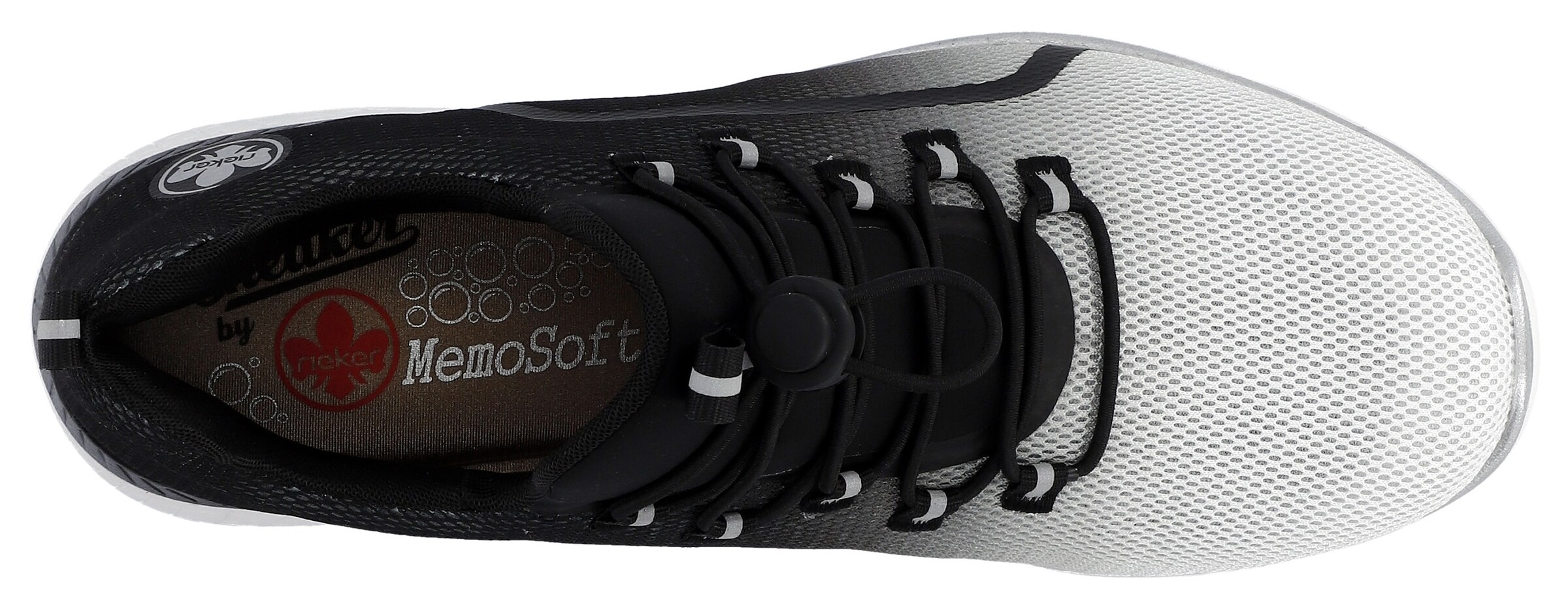 Rieker Slip On in Schwarz