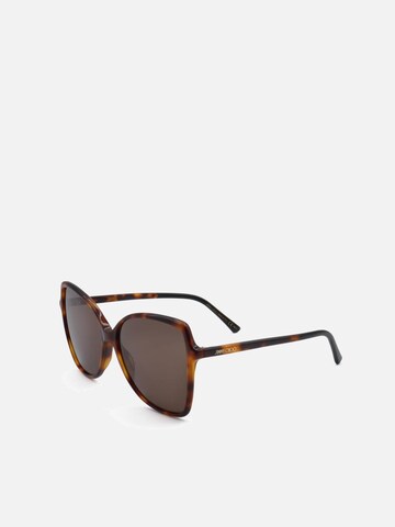 JIMMY CHOO Sonnenbrille‌‌‌ in Braun: Vorderseite