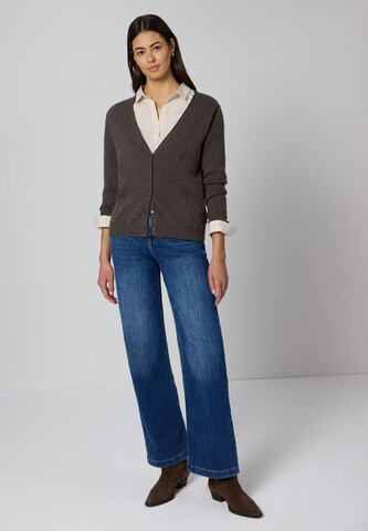 STREET ONE Knit Cardigan in Brown