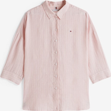 Chemisier TOMMY HILFIGER en rose : devant