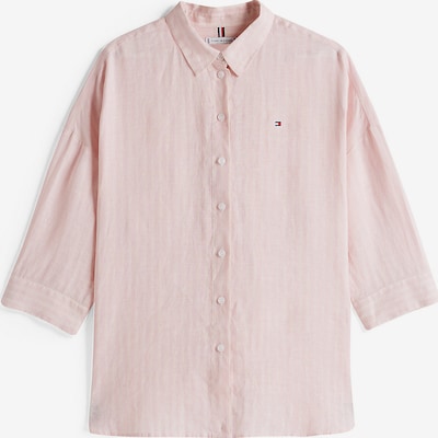 TOMMY HILFIGER Bluse in rosa / weiß, Produktansicht