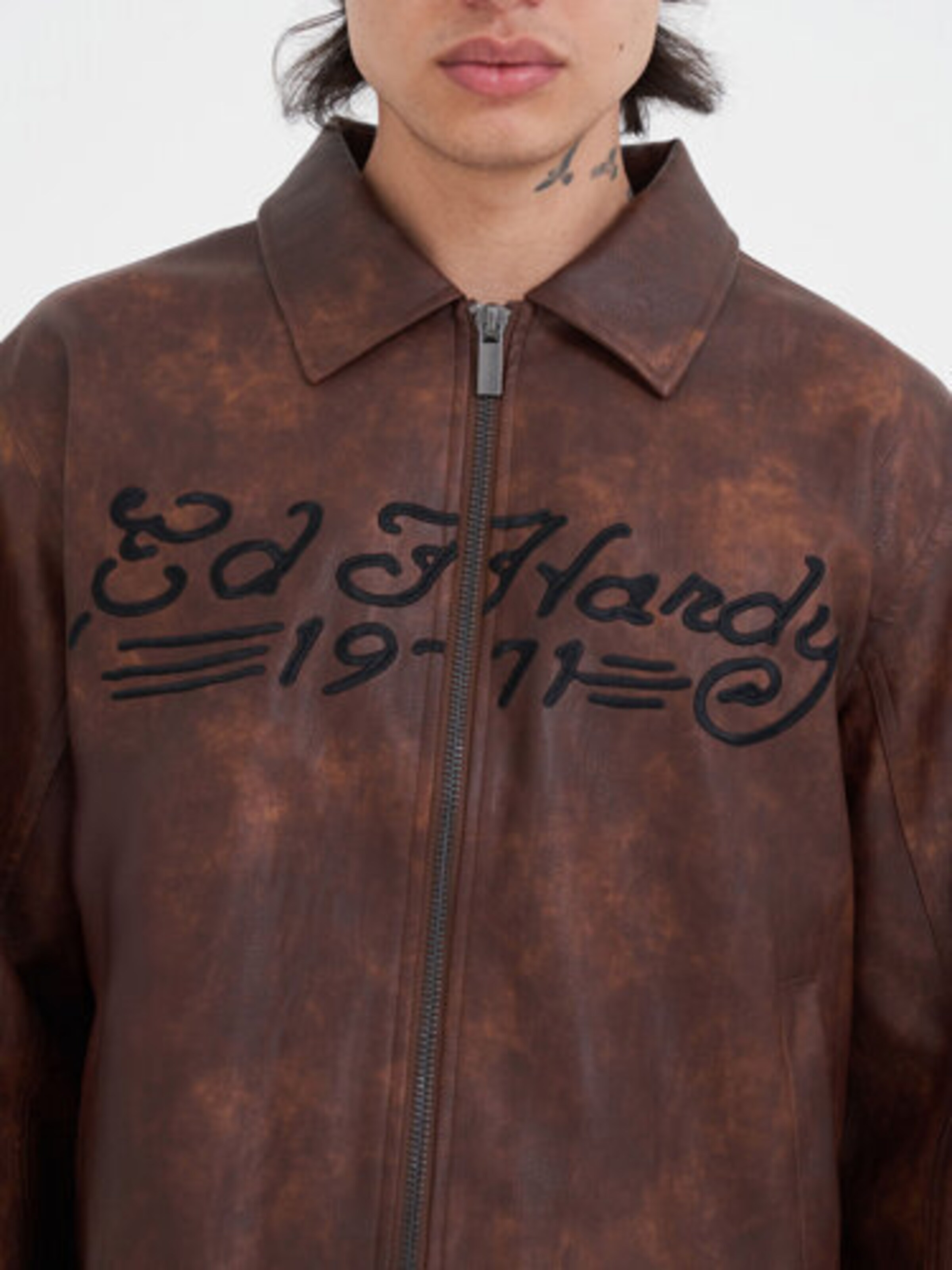 Ed Hardy Kiskabát - barna