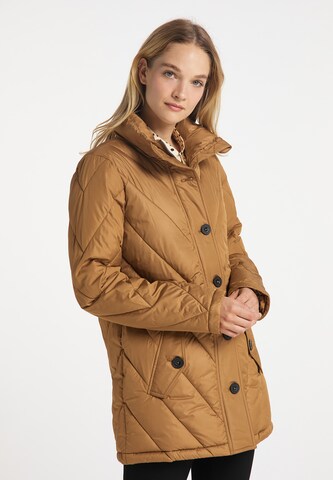 DreiMaster Klassik Winter jacket in Brown: front