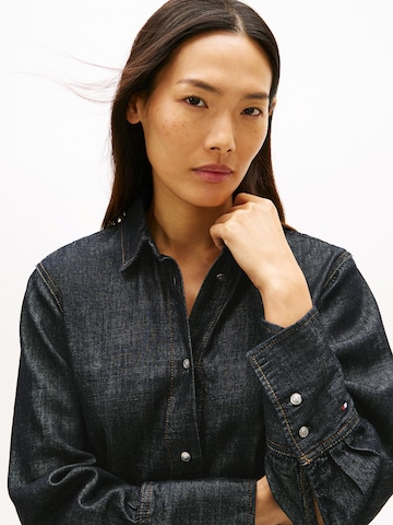 TOMMY HILFIGER Bluse in Blau