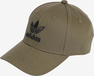 ADIDAS ORIGINALS Cap 'Trefoil' in Green: front