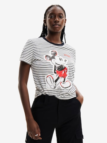 Desigual T-shirt 'Mickey Mouse' i svart: framsida