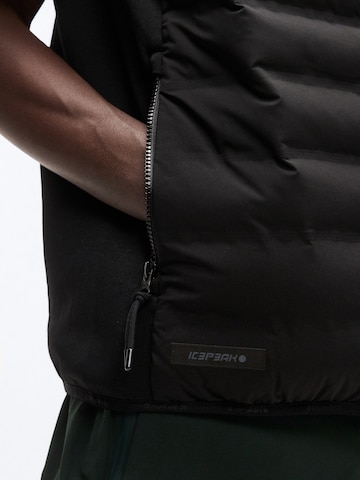 ICEPEAK Weste 'ALTAN' in Schwarz