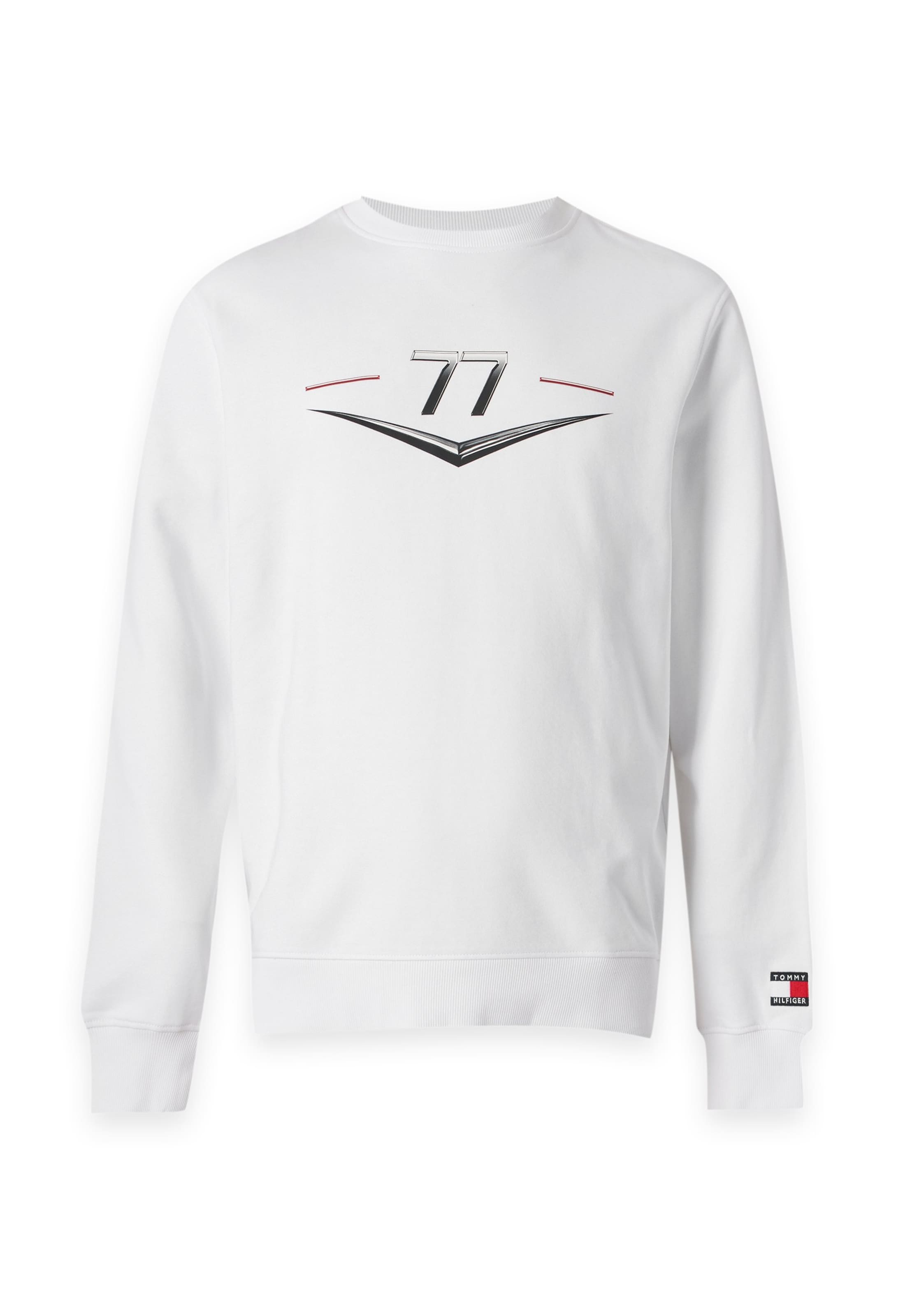 TOMMY HILFIGER Μπλούζα φούτερ 'TH X CF1' σε λευκό: μπροστά