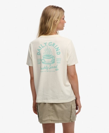 T-shirt 'Roadside Trade' Superdry & Co en blanc : devant