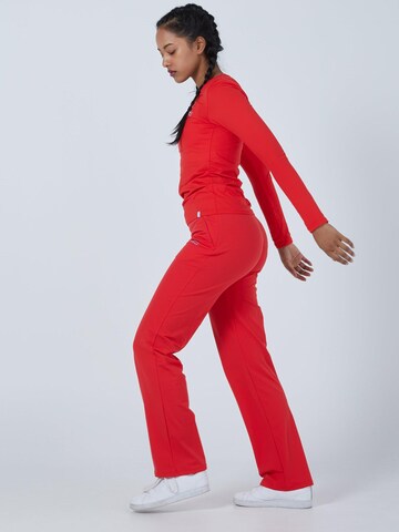 SPORTKIND Funktionsshirt 'Longsleeve Shirt'‌‌‌‌‌‌‌‌‌ in Rot