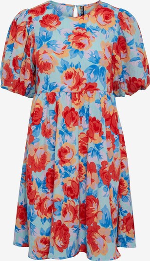 PIECES Robe 'Asta' en bleu clair / mélange de couleurs, Vue avec produit