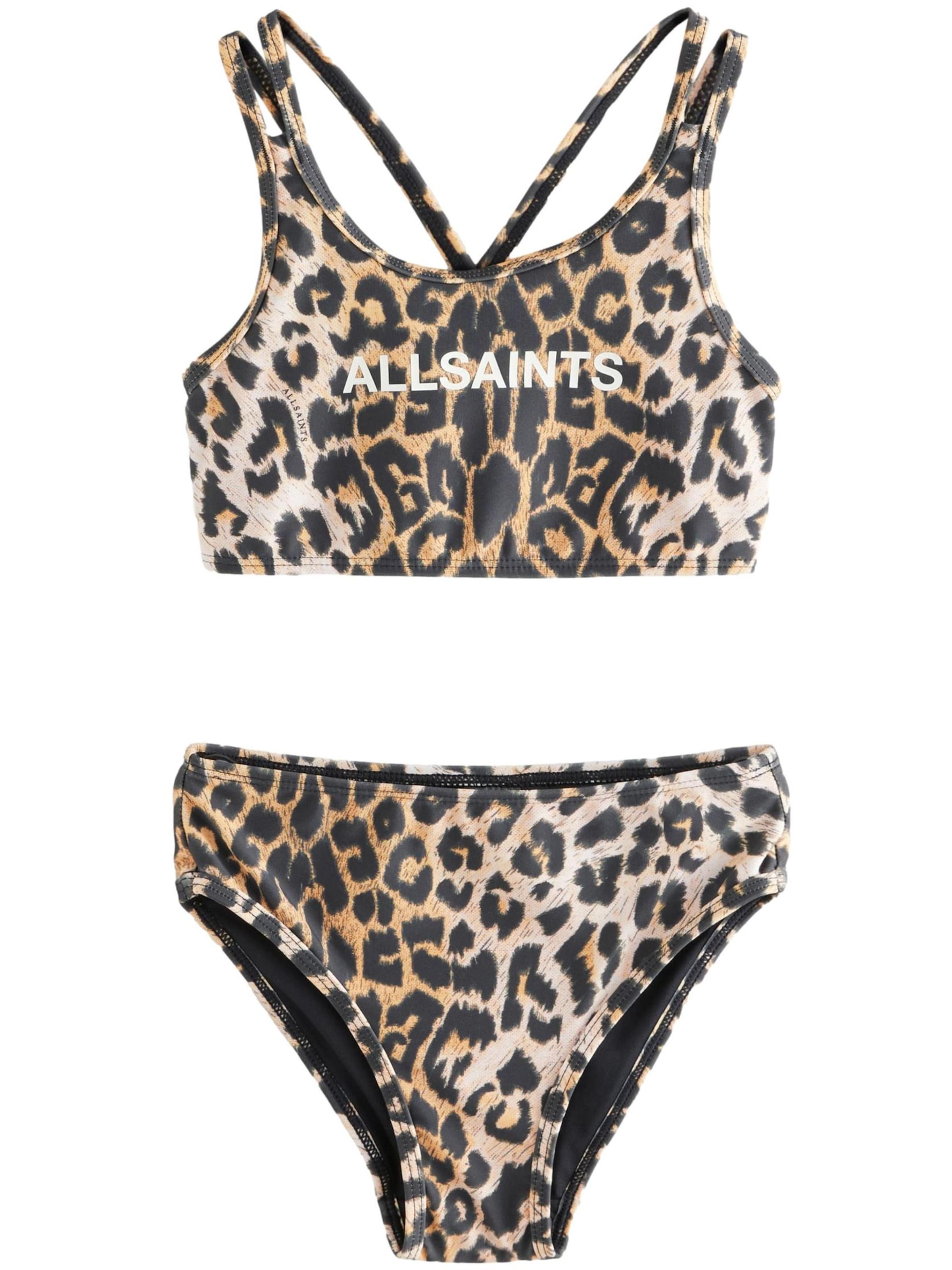 Bustier Bikini smALLSAINTS en marron : devant