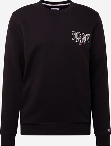 Tommy Jeans - Sudadera en negro: frente