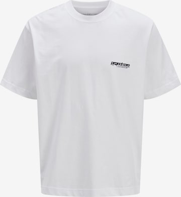 Jack & Jones Junior Shirt 'Union Back' in White: front
