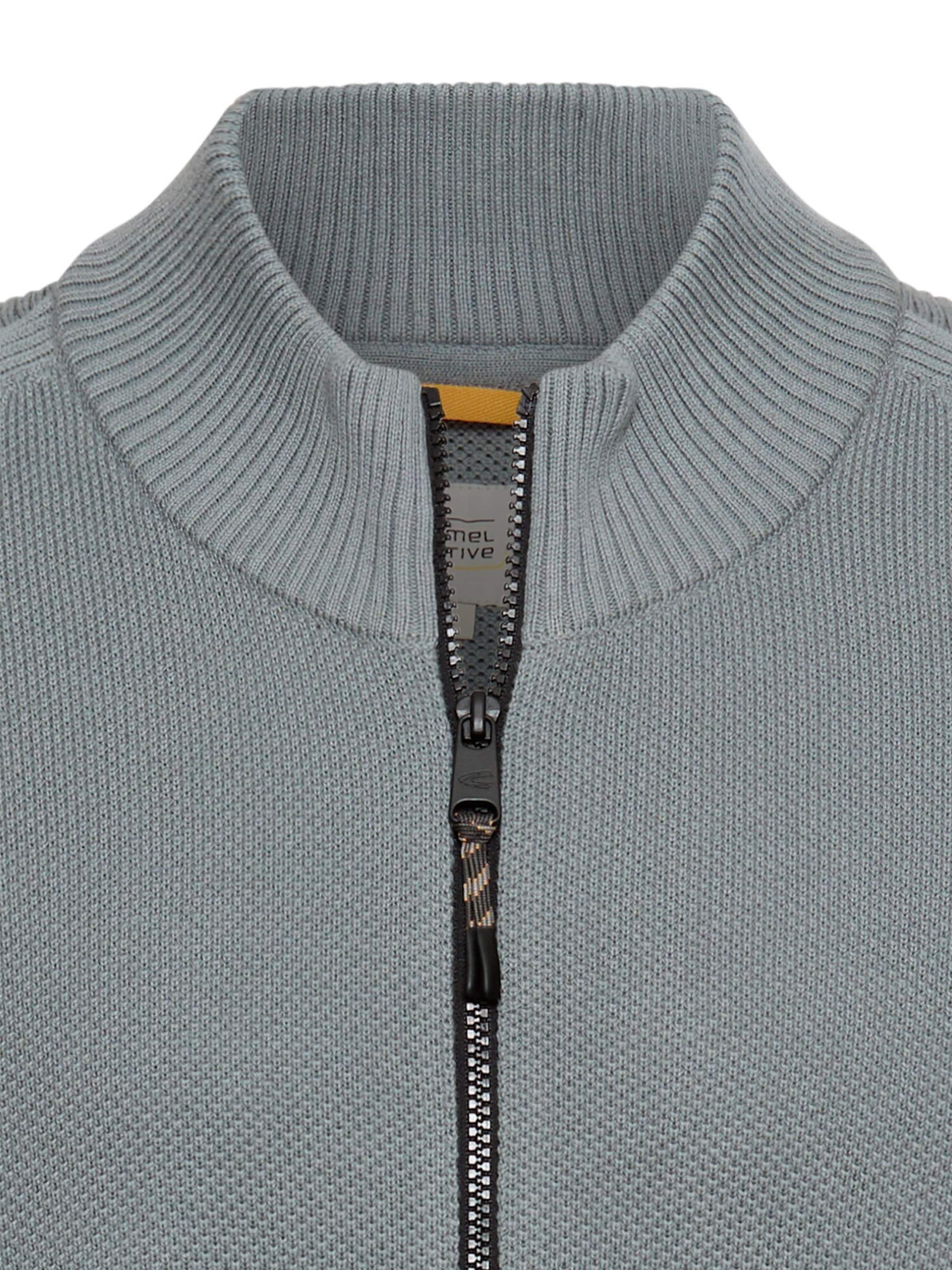 CAMEL ACTIVE Knit Cardigan in Grey