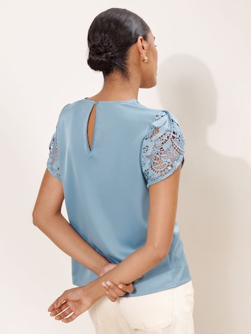 Lipsy Bluse in Blau