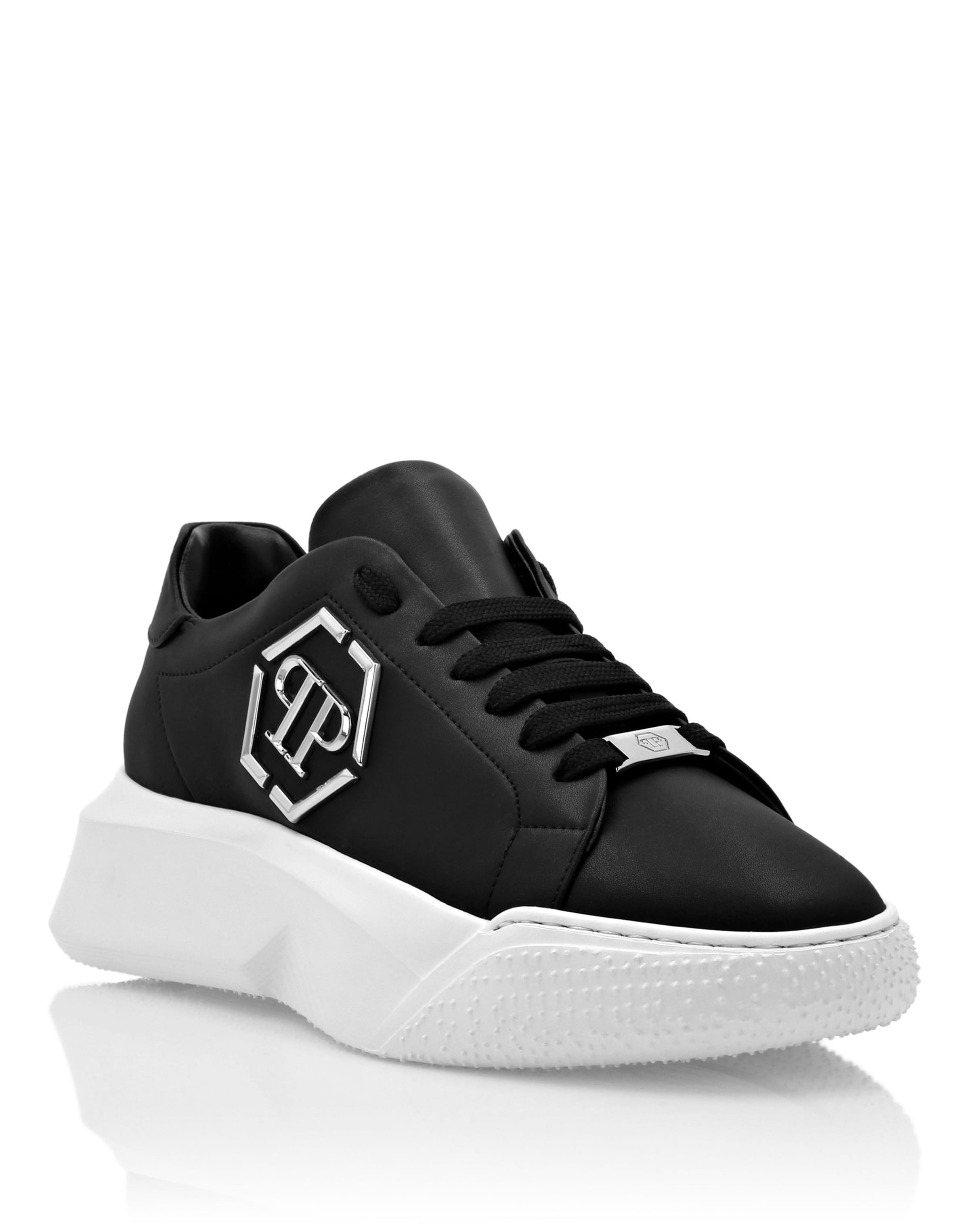 Philipp Plein - Zapatillas deportivas bajas 'Godzilla' en negro: frente