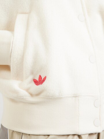 Veste de survêtement ADIDAS ORIGINALS en blanc